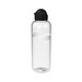 Trinkflasche Carve Junior, 1 l, transparent/schwarz
