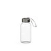 Trinkflasche Carve Pure, 500 ml, RENEW, transparent/silber