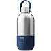 Trinkflasche Edelstahl, Blau 750ml, Blau