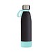 Trinkflasche RETUMBLER-myTOULON GLASS, schwarz/mint/mint