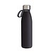 Trinkflasche RETUMBLER-myTOULON GLASS, schwarz, Ring anthrazit