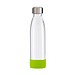 Trinkflasche RETUMBLER-myTOULON GLASS, transparent, Sleeve hellgrün