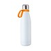 Trinkflasche RETUMBLER-myTOULON, weiß, Ring orange