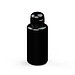 Trinkflasche Sports colour 0,7 l, schwarz