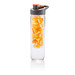 XD COLLECTION Wasserflasche mit Aromafach, 800 ml, orange XD COLLECTION Wasserflasche mit Aromafach, 800 ml, orange