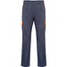 Trooper Arbeitshose, 250 g/m 2, blei/orange, 60
