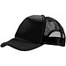 Trucker Kappe mit 5 Segmenten, schwarz