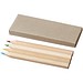 Tullik 4 teiliges Buntstifteset, natur