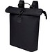 Turner 15,6 GRS-recycelter Rolltop Laptop-Rucksack 12 L, schwarz