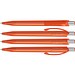 uma® BEAT transparent Druckkugelschreiber, orange