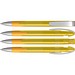 uma® LOOK grip transparent M SI Druckkugelschreiber, ocker