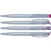 uma® RECYCLED PET PEN transparent SG Druckkugelschreiber, magenta