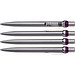 uma® RONDO chrom L Druckkugelschreiber, violett