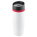 METMAXX® Vakuum-Thermobecher Metall, 400 ml, weiß/rot