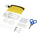 Valdemar 16-teilige Erste-Hilfe-Tasche mit Schlüsselanhänger, gelb