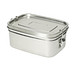 Vorratsdose Double 19x13,5x8,5 cm, silber