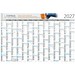 Geiger-Notes Wandplaner Horizont Bestseller, L, inkl. Druck, blau