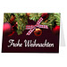 Grußkarte Weihnachten, Motiv Frohe Weihnachten, Danke an Mitarbeiter