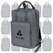 Werbe-Sparset Rucksack Levix, 15-tlg., inkl. Druck, grau