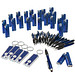 Werbe-Sparset, 350-tlg. blau, inkl. Druck in silber