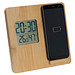 Wetterstation aus Bambus, beige
