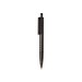 X3 Frosted-Pen aus GRS recyceltem PC, schwarz
