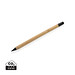 XD COLLECTION Bambus Infinity-Stift mit Radiergummi, braun