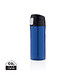 XD COLLECTION Easy-Lock Vakuum-Becher aus RCS recyceltem Stainless-Steel, blau