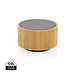 XD COLLECTION Kabelloser 3W-Lautsprecher aus RCS rKunststoff & Bambus, schwarz