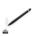 XD COLLECTION Tintenloser Stift aus Aluminium mit Radiergummi, schwarz