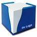 Zettelbox Curve, blau-gefrostet