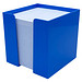 Zettelbox, 10 x 10 x 10 cm, blau