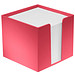 Zettelbox Recycling, rot