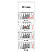 geiger notes 4-Monats-Block-Wandkalender Blick, 2021, weiß geiger notes 4-Monats-Block-Wandkalender Blick, 2021, weiß
