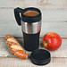 Isolierbecher Smart, 400 ml, schwarz/silber