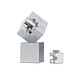 3D-Puzzle KUBZLE, Mattsilber