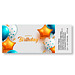 4er Piccolo Goldflocken-Set, Motiv Happy Birthday