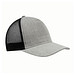5-Panel-Cap CASUAL FIT,grau, schwarz