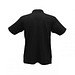 JAMES & NICHOLSON Unisex Poloshirt, schwarz, L