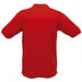 FRUIT OF THE LOOM® Unisex Poloshirt Pique, rot, M