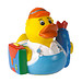 Schnabels® Bade-Ente Schulanfänger Junge, gelb/hellblau
