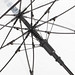 FARE® Automatik-Stockschirm Pure, transparent/schwarz