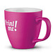 Porzellantasse Lorena, 450 ml, rosa