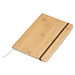 A5 Notizbuch in Holzoptik , beige
