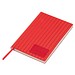 A5 Notizbuch mit Softcover, rot