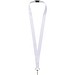 Addie Sublimation Lanyard mit Sicherheitsverschluss aus recyceltem PET Kunststoff, schwarz, 15mm