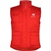 Almanzor Vielseitige Thermo Arbeitsweste mit hohem Kragen, rot, L