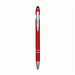 Metall-Touch-Kugelschreiber rot metallic