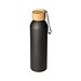 Aluminiumflasche Bamboo 0,6 l, blau/natur