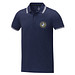 Amarago Polo mit abgesetztem Rand für Herren, navy, XXL
